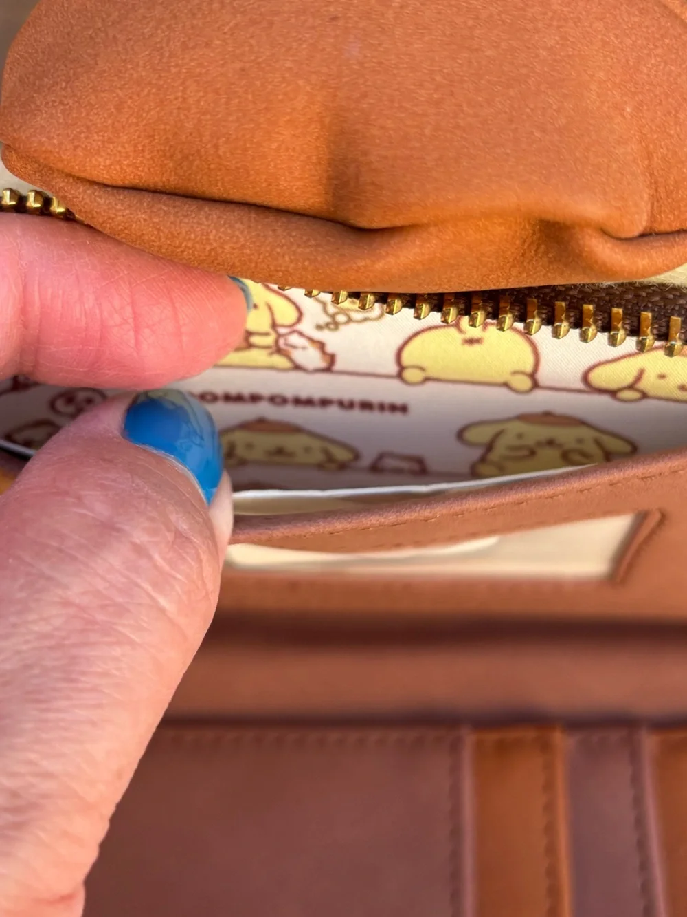 Loungefly Sanrio Pompompurin Plush Wallet